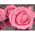 10 Pink Roses Flowers Bunch Craft Project Wedding Baby Shower